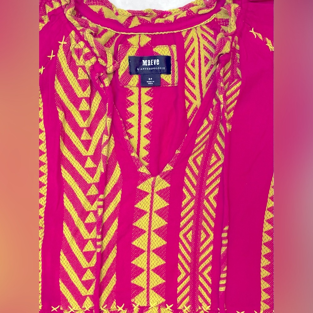 Ladies size small. Maeve by Anthropologie. Dominique tunic dress - Picture 3 of 6